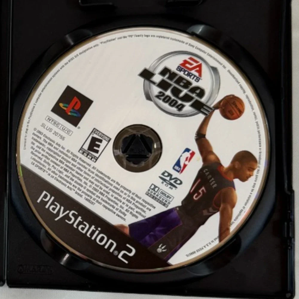 NBA Live 2004 Sony PlayStation 2 PS2 Complete CIB EA Sports Black Label
